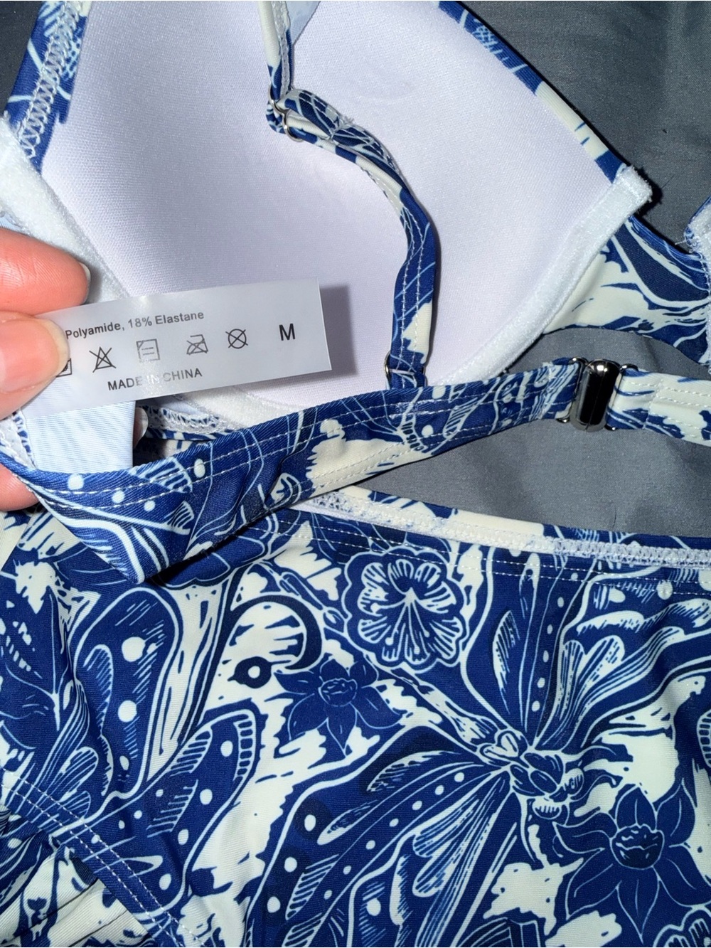 NWT Commense Print Ruffle Bikini set - Picture 5 of 6